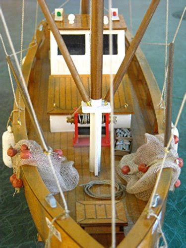 Amalfi Mediterranean Fishing Boat Wooden Model Ship Kit 135 Suit