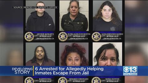 6 People Accused Of Helping Merced County Jail Inmates Escape Youtube