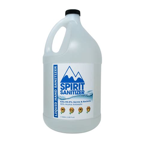 Spirit Liquid Hand Sanitizer 1 Gallon