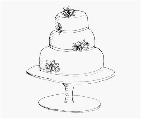 Draw this birthday cake by following this drawing lesson. Fancy Birthday Cake Drawing , Free Transparent Clipart ...