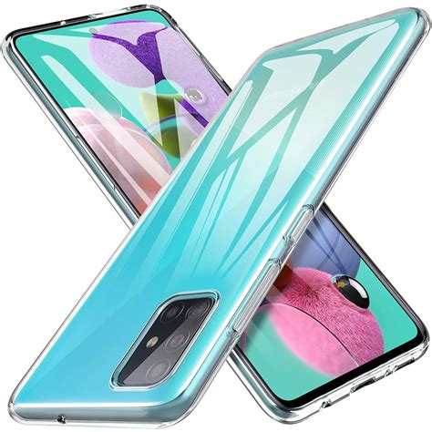 Samsung Galaxy A51 Case Transparent Silicone Soft Tpu Cover Samsung A51