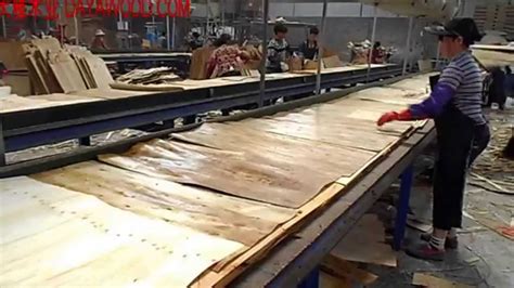 Veneer Jointing And Bonding Production Process Of Construction Plywood