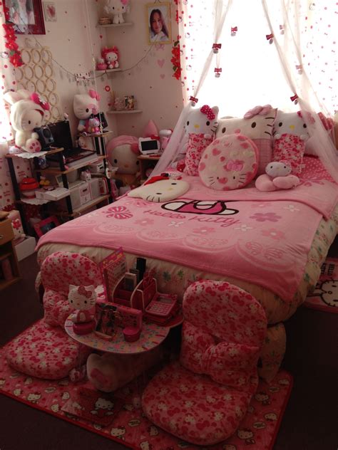 My Hellokitty Room Hello Kitty Rooms Hello Kitty Bedroom Hello