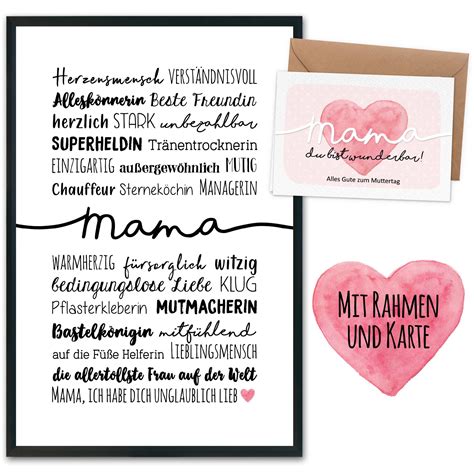 Der muttertag ist ein feiertag zu ehren der mutter und der mutterschaft. Geschenke zu Muttertag und Vatertag - Kunstdrucke von ...