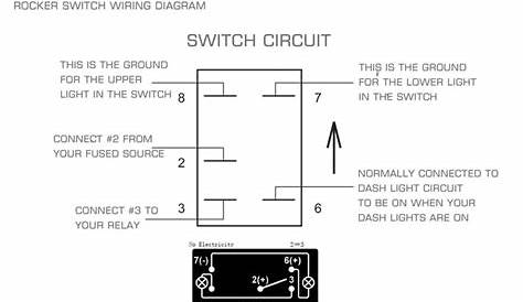 rocker switch panel wiring diagram