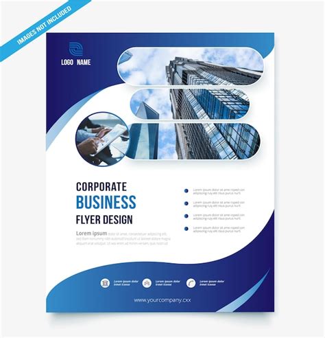 Premium Vector Corporate Business Flyer Design Template