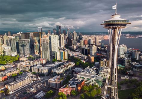 Beautiful Seattle Seattle City Photography City View