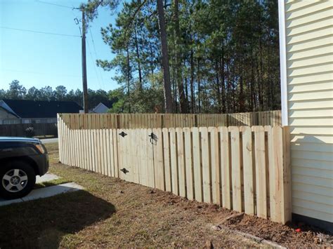 Gray solid privacy vinyl fence details. Choosing A Shadow Box Fence For Your Yard | A Creative Mom