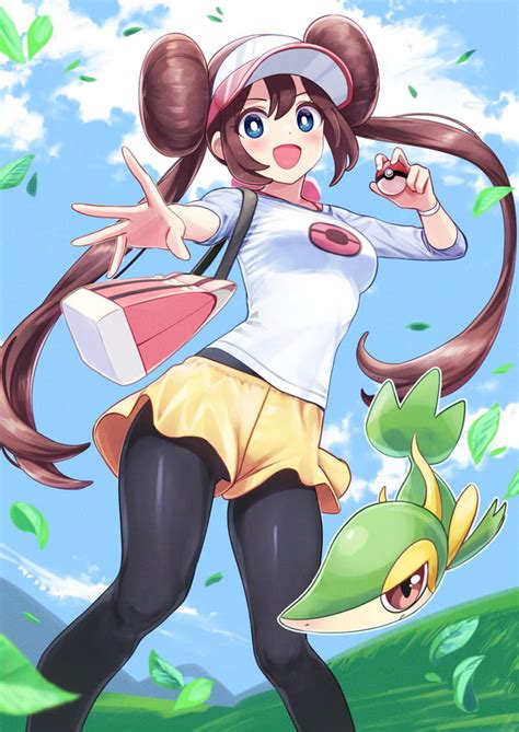 Anime Pantyhose Legs Pokemon Trainer Rosa Mei Pokemon Black