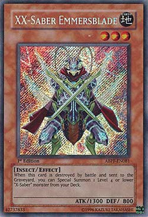 Lancelot's np and base cards are powerful, yet he has no way to boost their base damage further by himself. XX-Saber Emmersblade Absolute Powerforce Boosterserien Einzelkarten Yu-Gi-Oh! MAWO CARDS