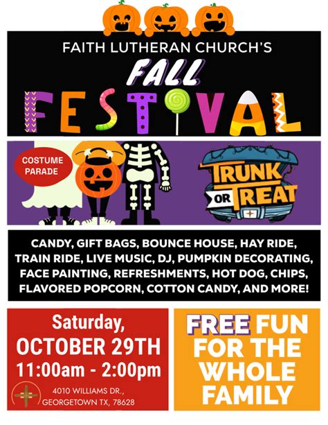 Fall Festival Faith Lutheran Church