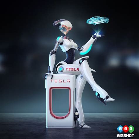 Tess Sexy Robot Design By Bigshot Toyworks Tuvie Design Futuristic