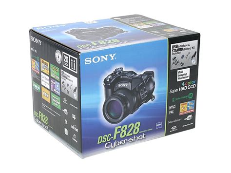Sony Dsc F828 Black 80mp 28mm Wide Angle Digital Camera