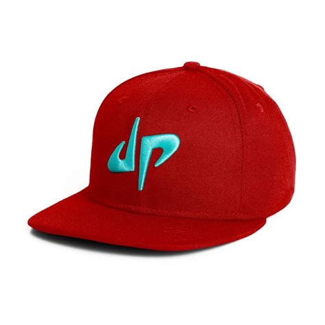 Dp X New Era 9fifty Snapback Scarlet Mint Dude Perfect Official Dude Perfect