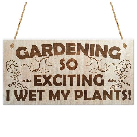 Gardening So Exciting I Wet My Plants Funny Wetting Pants Novelty