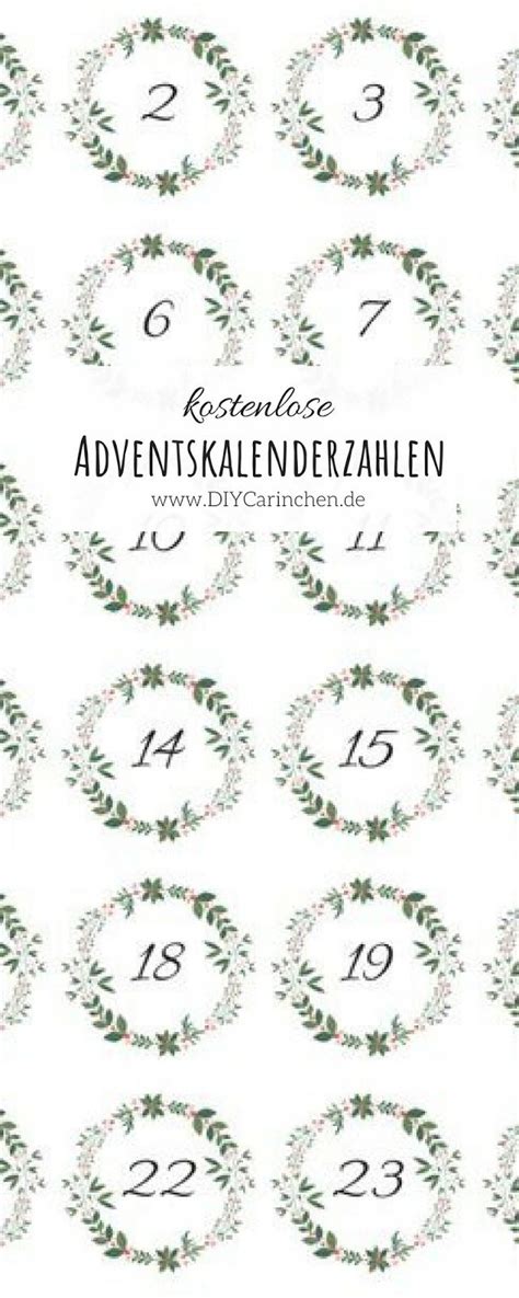 Der bastelbogen entstammt einer österreichischen kinderzeitschrift aus dem jahr 1948 mit der bezeichnung „hurra. DIY kostenlose Adventskalender Zahlen als PDF zum Ausdrucken | Adventkalender, Adventskalender ...