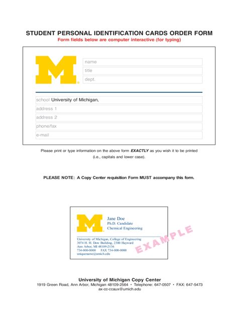 2024 Student Card Application Forms Fillable Printable Pdf And Forms