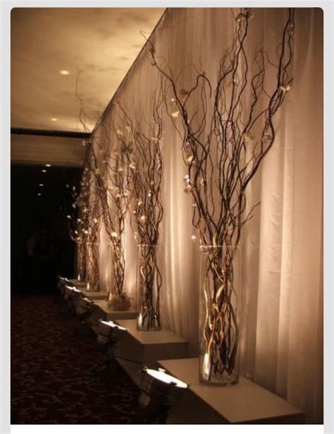 Lighted Branches Sets Wedding Centerpieces Lighted Branches