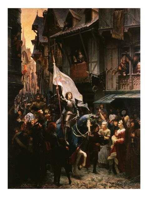 Entrance Of Saint Joan Of Arc 1412 31 Into Orleans France Giclee