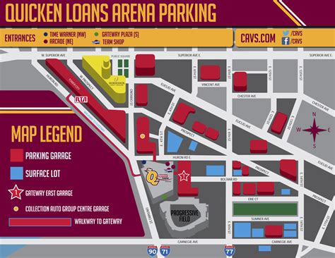 During whatever event or concert, parking fee will rinse. Quicken Loans Arena Parking Guide: Maps, Rates, Tips | SPG