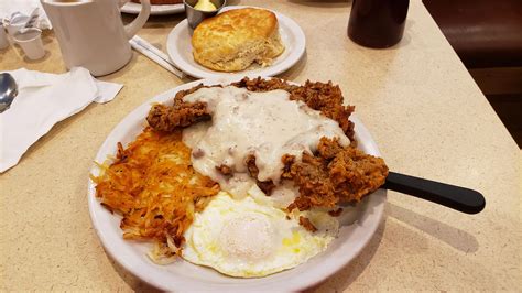 What more do you need? Chicken Fried Steak from The Big Biscuit in Kansas City ...
