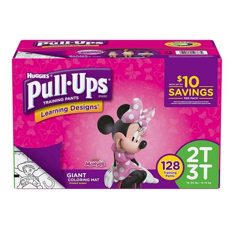 Huggies Pull Ups Training Pants For Girls Choose Your Size Walmart