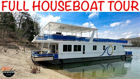 Take A Peek Inside Our Luxurious Houseboat Rental On Lake Cumberland Youtube