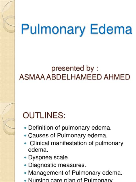 Pulmonary Edemaa 2
