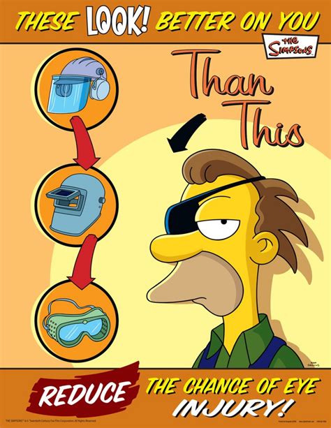 22 Simpsons Safety Posters Gallery Ebaums World