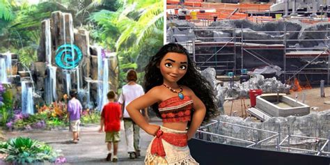 Soon To Be Moana Attraction Begins Taking Shape At Epcot Inside The