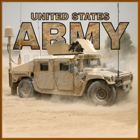 Us Army Desert Humvee Sticker Item Ar 151 Usa Military Stickers