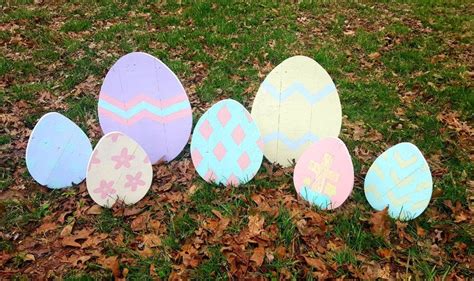 Easter Decor One Wooden Easter Egg Featured On 1001 Pallets Etsy