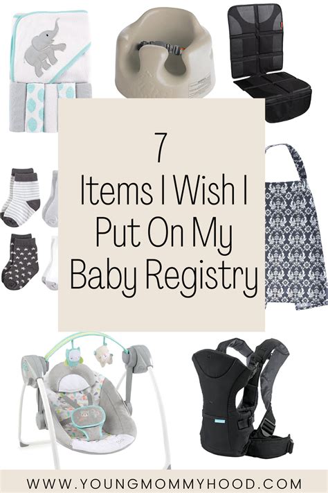 7 Items I Wish I Put On My Baby Registry Baby Registry Items Baby