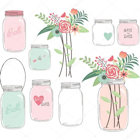 Free Free 198 Wedding Mason Jar Svg SVG PNG EPS DXF File