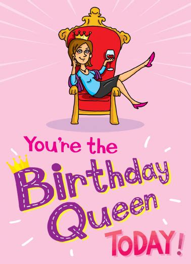 Happy birthday to a man/woman who makes me happy every day. Funny Birthday Ecard - "Rule Everybody" from CardFool.com
