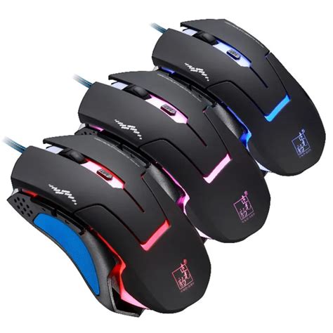 reliable gaming mouse professional 6d 3200dpi led optical wired gaming mouse for pro mouse gamer