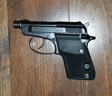 Beretta 21a In 22 Lr With Threaded Barrel For For Sale