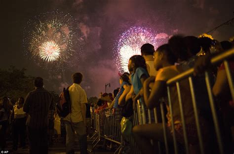 Fourth Of July America Celebrates Independence Day With Fireworks As Nation Marks Years Of