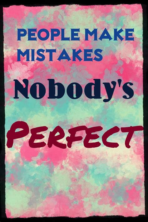 Nobodys Perfect