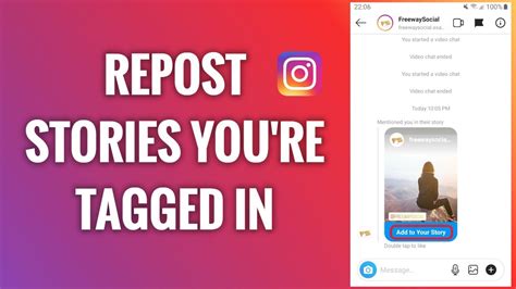 How To Repost Instagram Stories You Are Tagged In Youtube