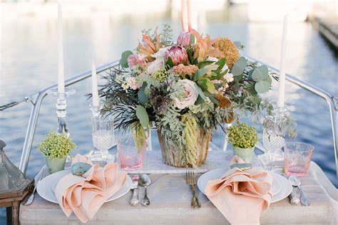 Be Inspired By A Nautical Wedding Shoot On A Sailboat