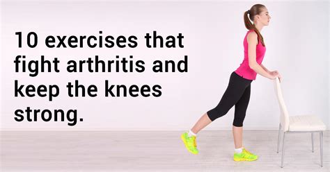 Beat Arthritis With These 10 Exercises And Keep Your Knees Strong