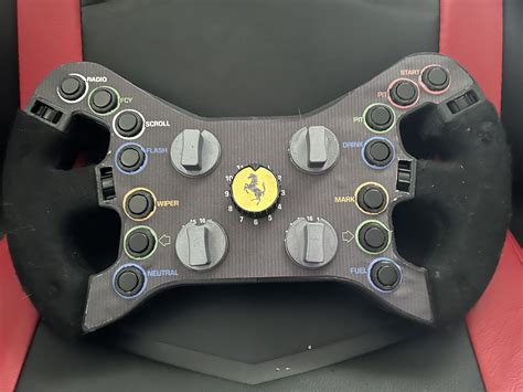 Stl File Ferrari 296 Gt3 Steering Wheel Includes Files For Smaller