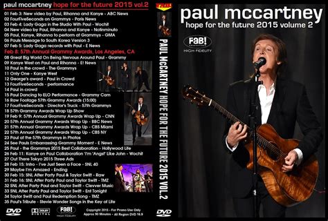 Paul Mccartney Hope For The Future 2015 Vol2 Dvd