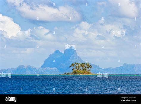 Spectacular View On Bora Bora Island Society Islands French