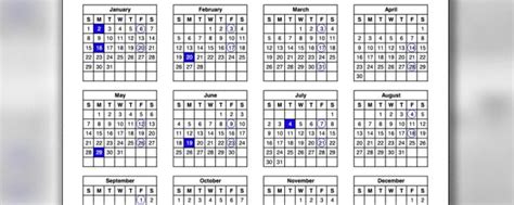 Usps Calendar Shows Payroll Schedule St Century Postal Worker