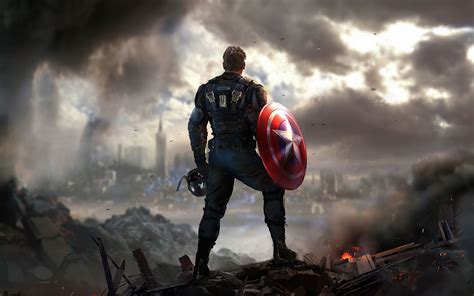 Download Wallpaper 1920x1200 Captain America Marvels Avengers First