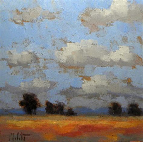 Heidi Malott Original Paintings Impressionist Landscape Fields Clouds