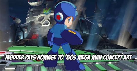 This Cel Shaded Skin For Mega Man In Super Smash Bros Ultimate Might