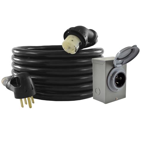 Conntek Gib1450 Nema 14 50p To Cs6364 Cord And 50 Amp Inlet Box Sets